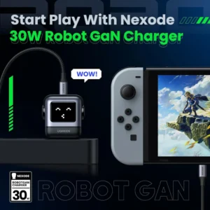 CARGADOR USB-C 30W NEXODE ROBOT GaN