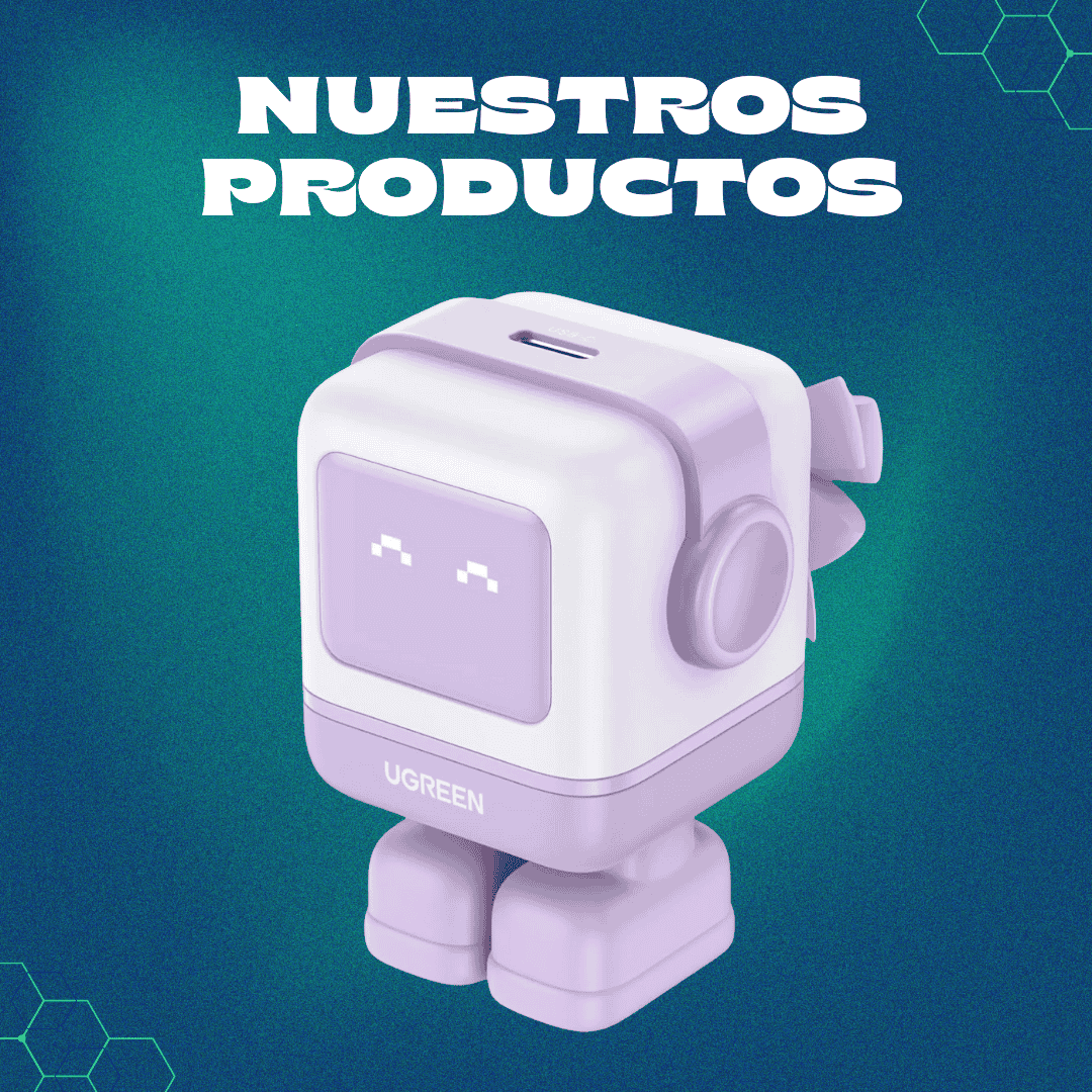CARGADOR USB-C 30W NEXODE ROBOT GaN - Purpura
