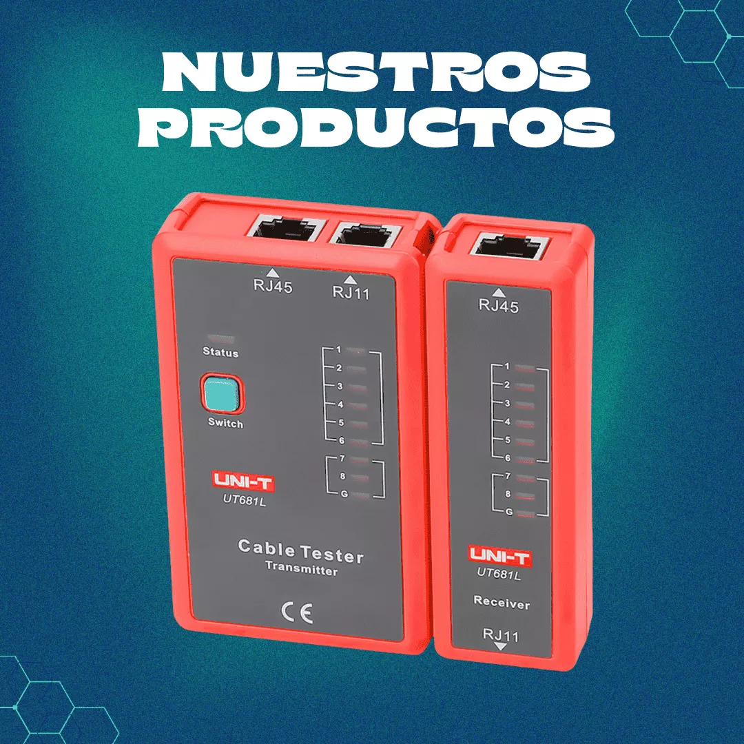 TESTER PARA CABLE RJ45 Y RJ11