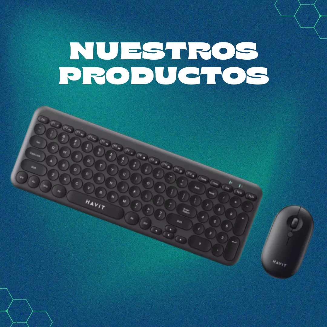 Combo Teclado y Mouse inalambrico gris - Image 2